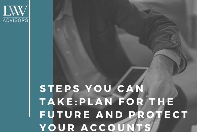 Man with iPad for Steps You Can Take: Plan for Future Needs and Protect Your Accounts Whitepaper Promo