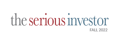 The Serious Investor Fall 2022 Logo