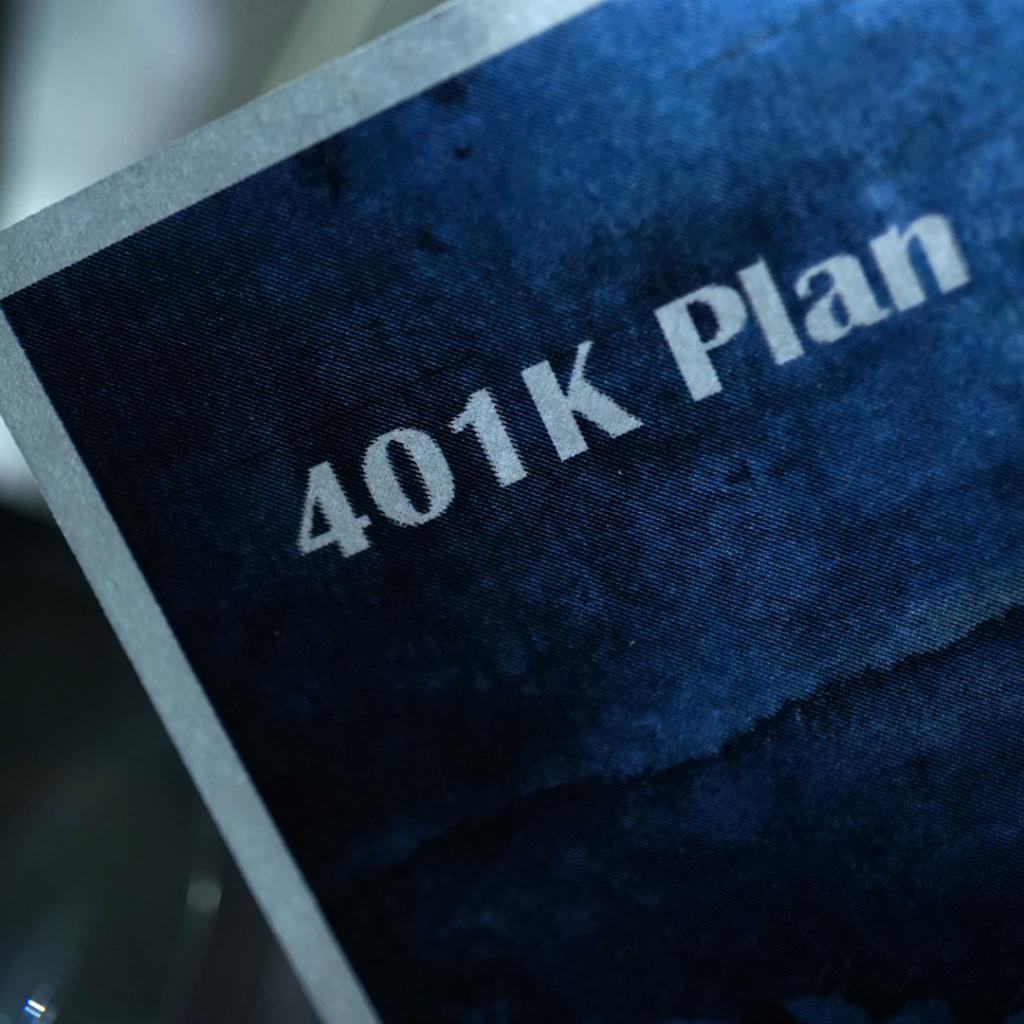 Stock photo of 401k plan