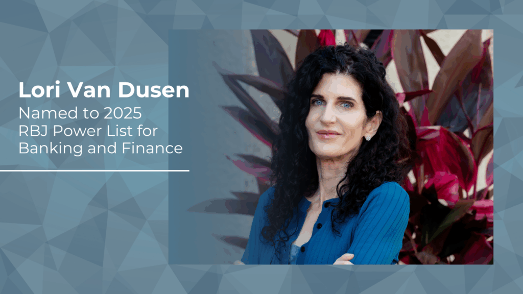 Blog banner with image of Lori Van Dusen