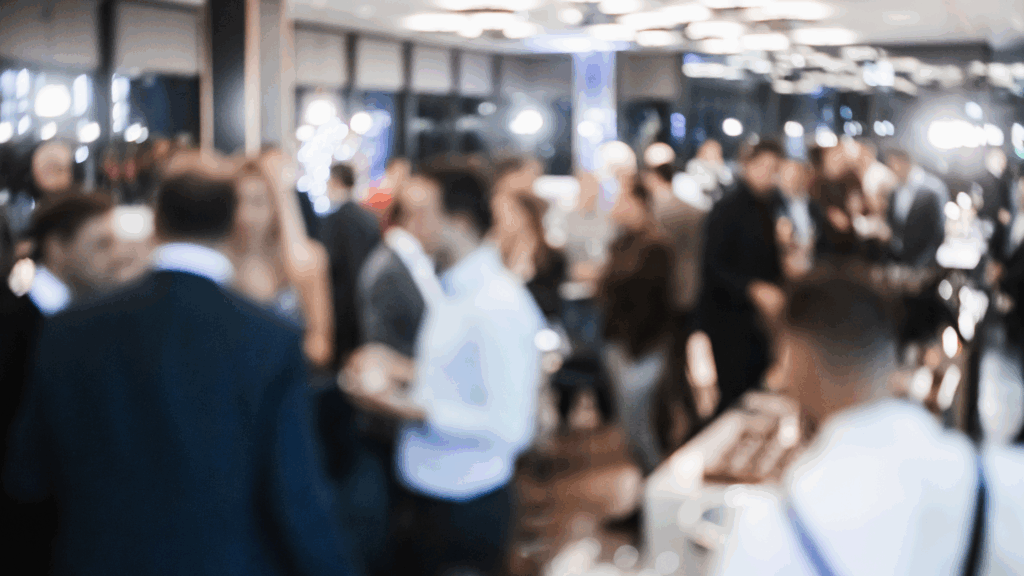 stock photo of people socializing