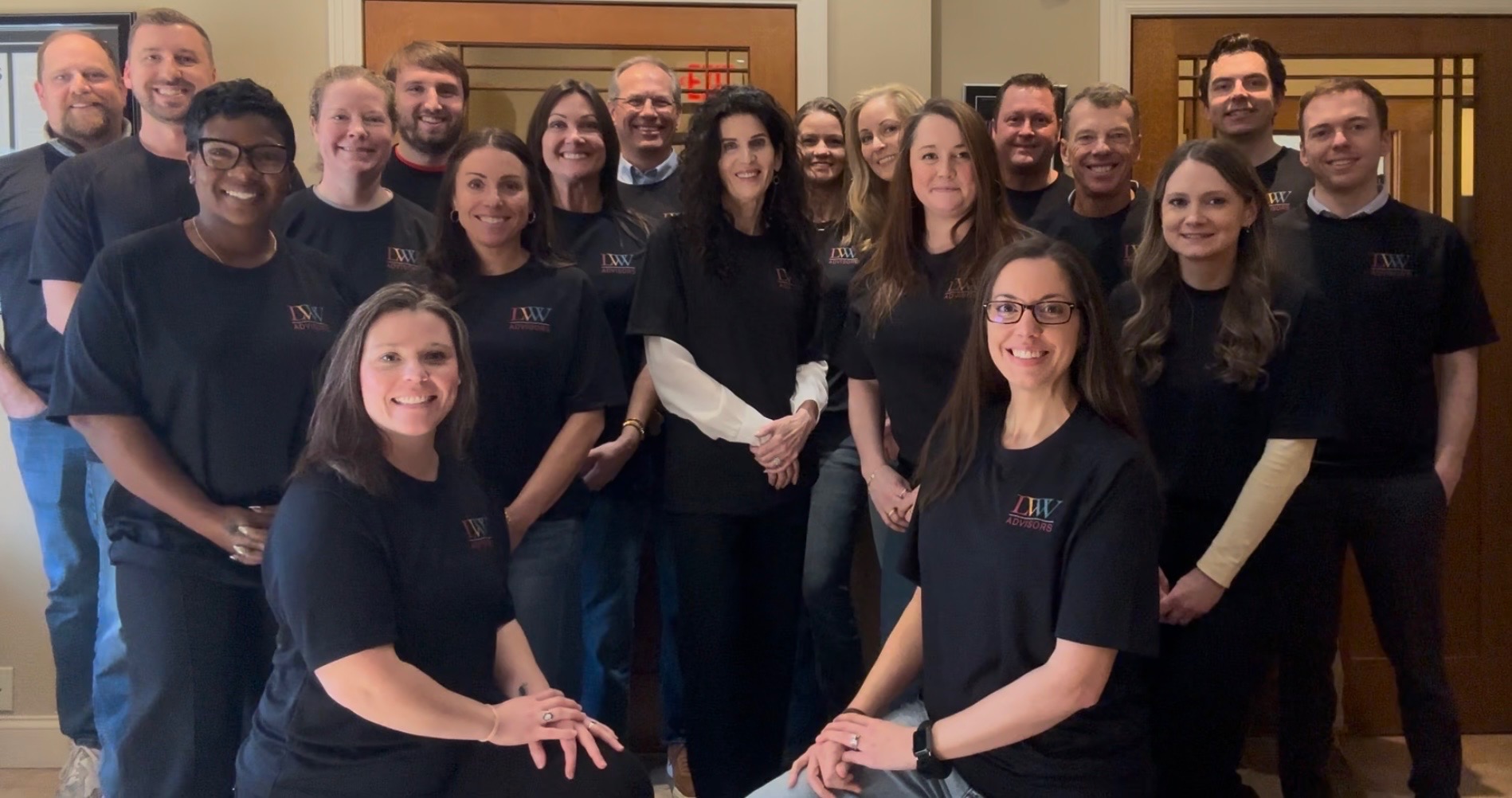 group photo of lvw team