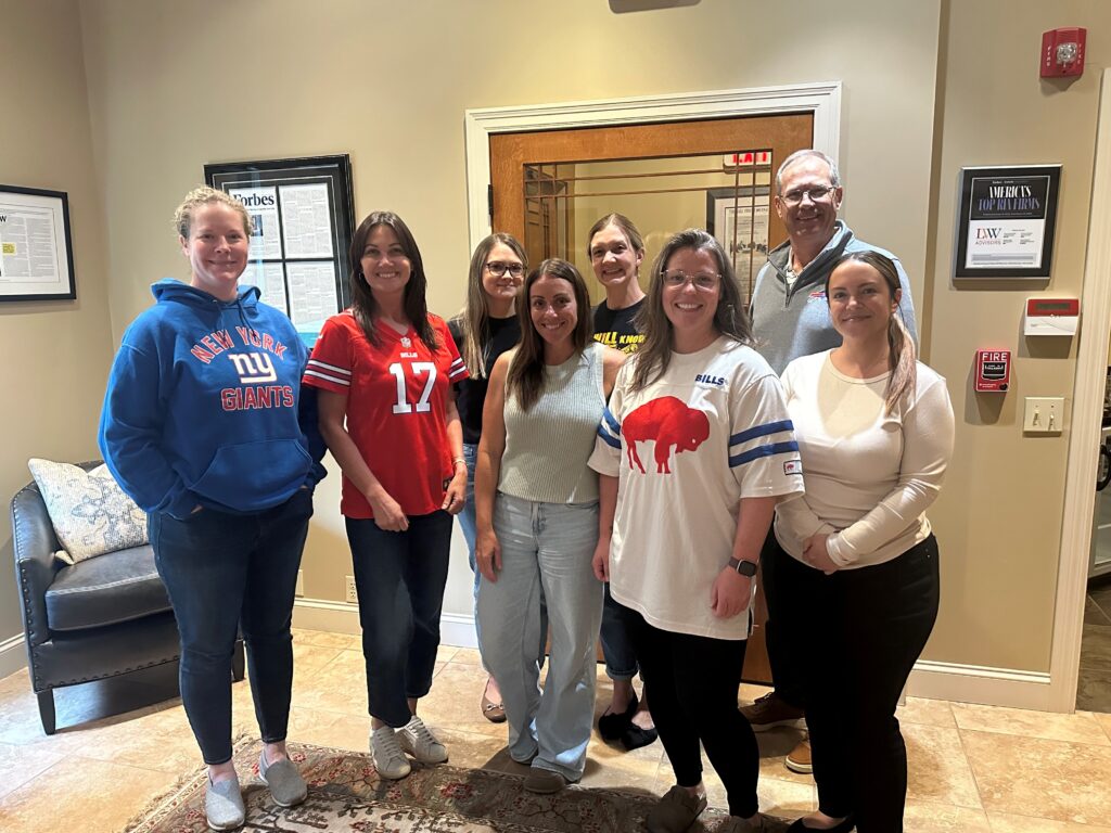 The LVW Team preparing for the Bills game